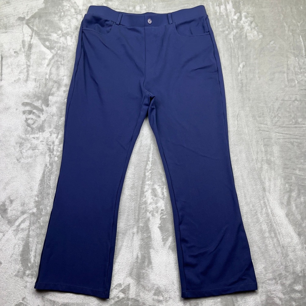 Halara Casual Pants Golf Dress Pants Stretch Blue XL Fits 32"‎ Boho Gorpcore